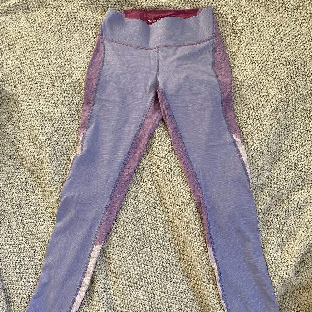 Outdoor Voices Tech Sweat Leggings Lavender 3/4